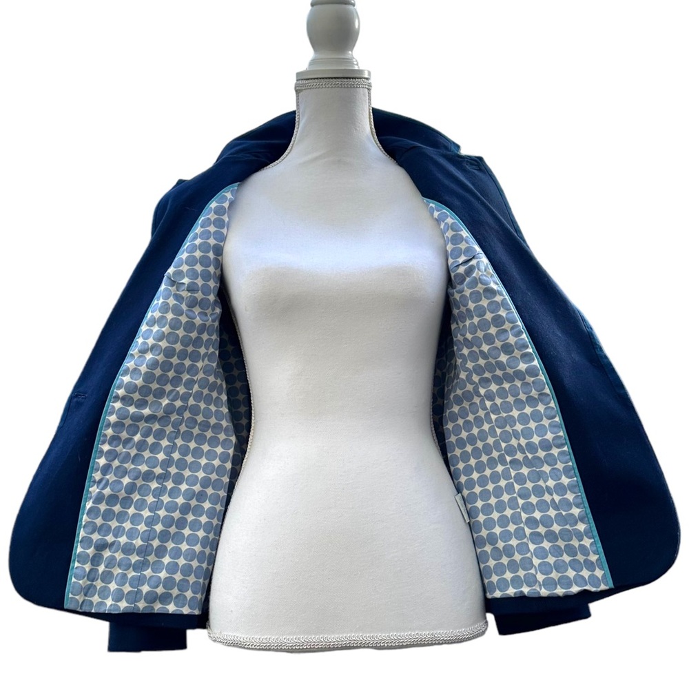 Boden - Picardy Tipped Navy Cotton Blaze, Size 6P - Picture 6 of 14